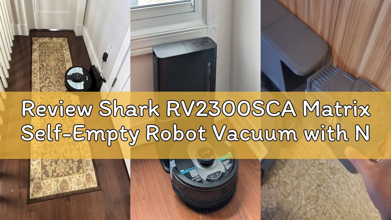 Review Shark RV2300SCA Matrix Self-Empty Robot Vacuum with No Spots Missed on Carpets and Hard Floor