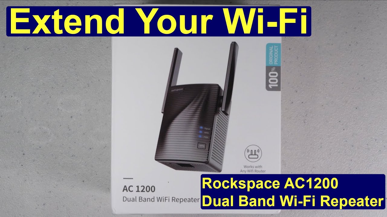 Rockspace WiFi Extender - Extend The Range Of Your WiFi