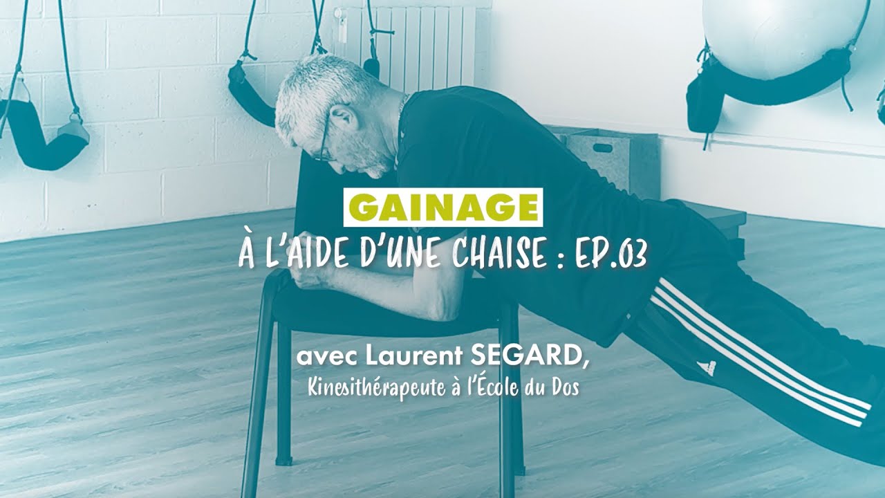 Gainage à l'aide d'une chaise