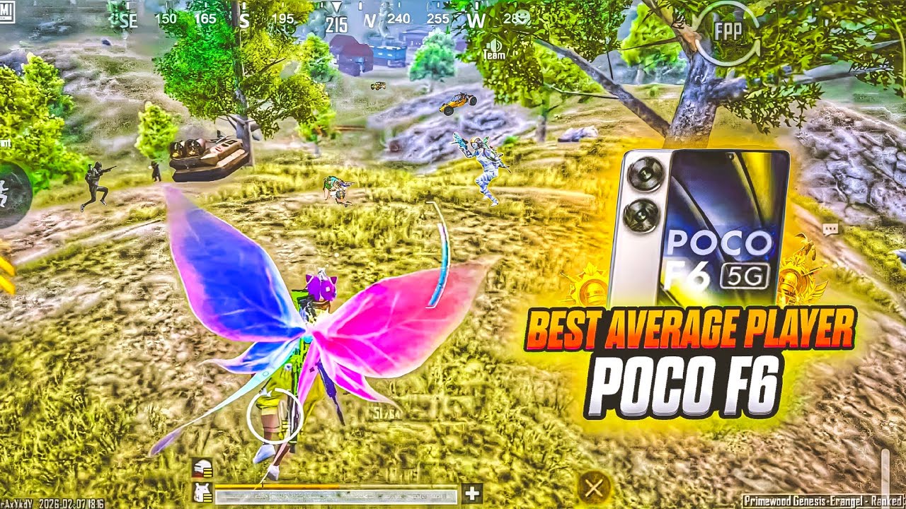 Best Android Average player in bgmi 🔥 Poco f6 Smooth + 90fps pubg / bgmi test in 2026💀