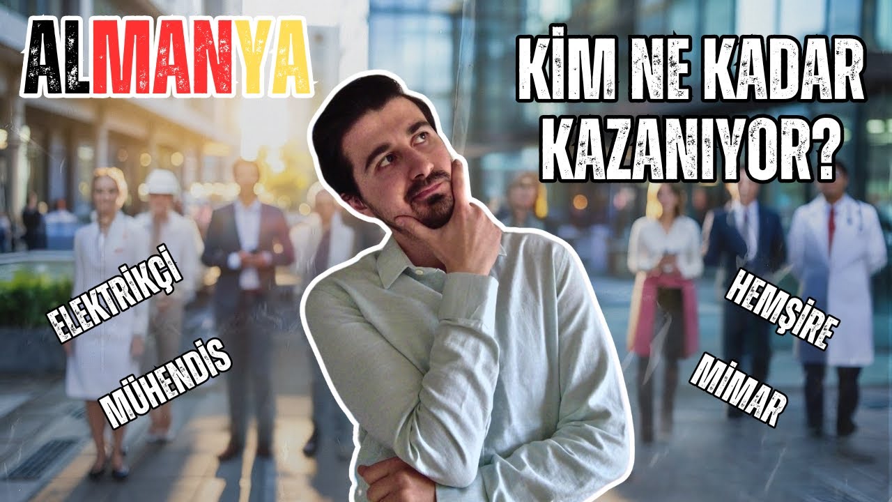 ALMANYA’DA KİM NE KADAR KAZANIYOR? (MÜHENDİS, DOKTOR, MAVİ YAKA MAAŞLARI)
