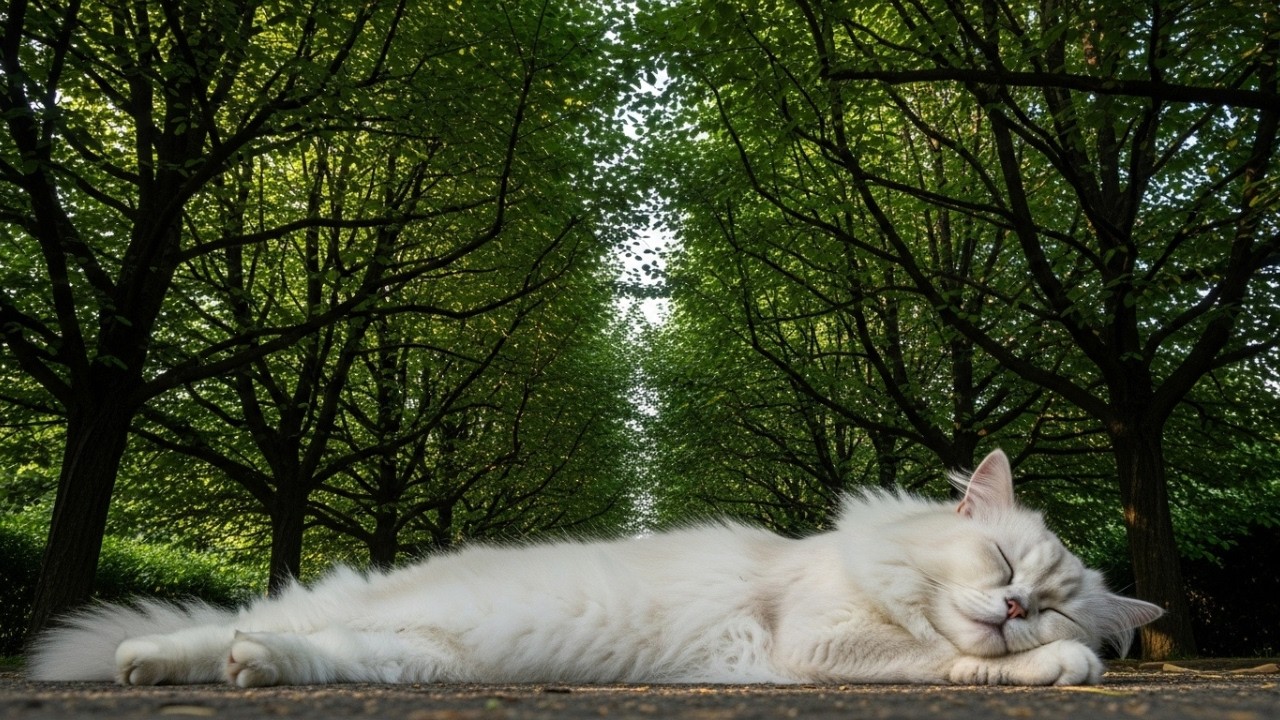 3 Hours Calming Music for Cats 🐱 Deep Sleep & Stress Relief | Relaxing Flute & Forest Sounds