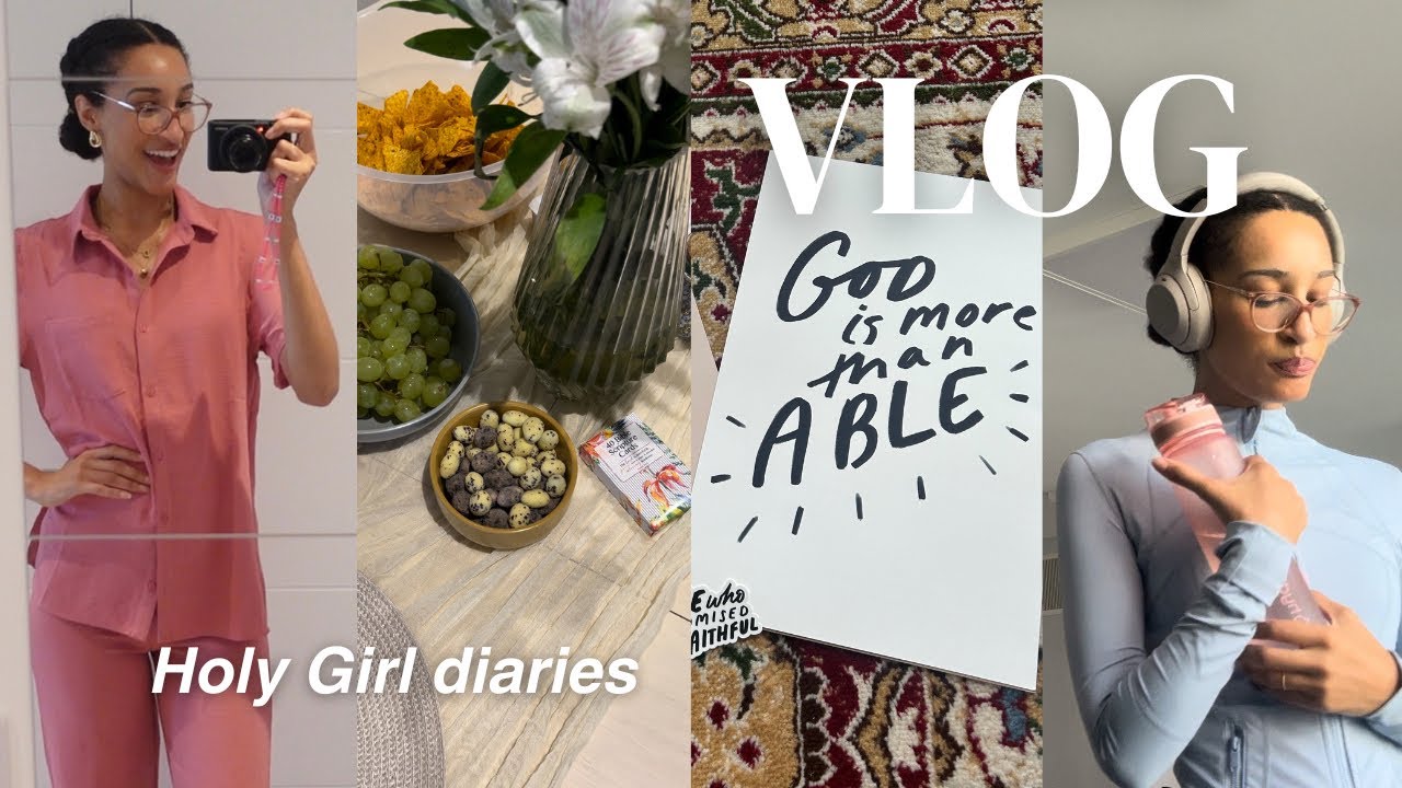 VLOG| Hosting a girl dinner, taking the Uber boat, Gym & relying on Jesus ❤️