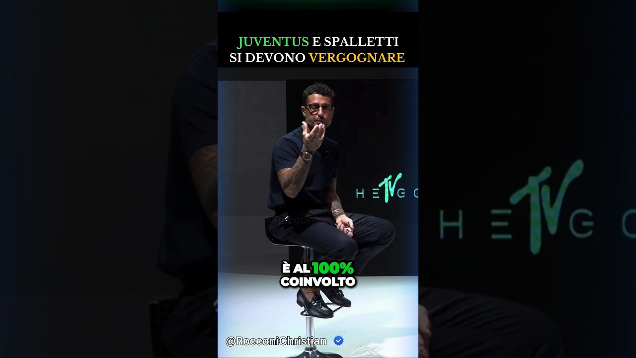 La JUVENTUS si deve VERGOGNARE. Spalletti senza etica. #seriea #juve #spalletti