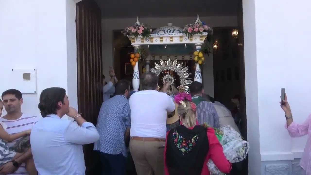 Llegada virgen de Gracia a su ermita de Guadaira