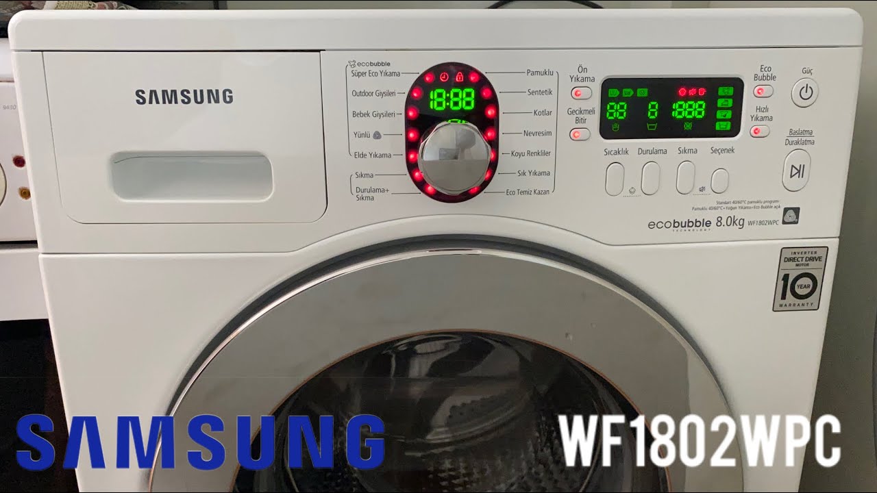 Samsung WF1802WPC Washing Machine 💕