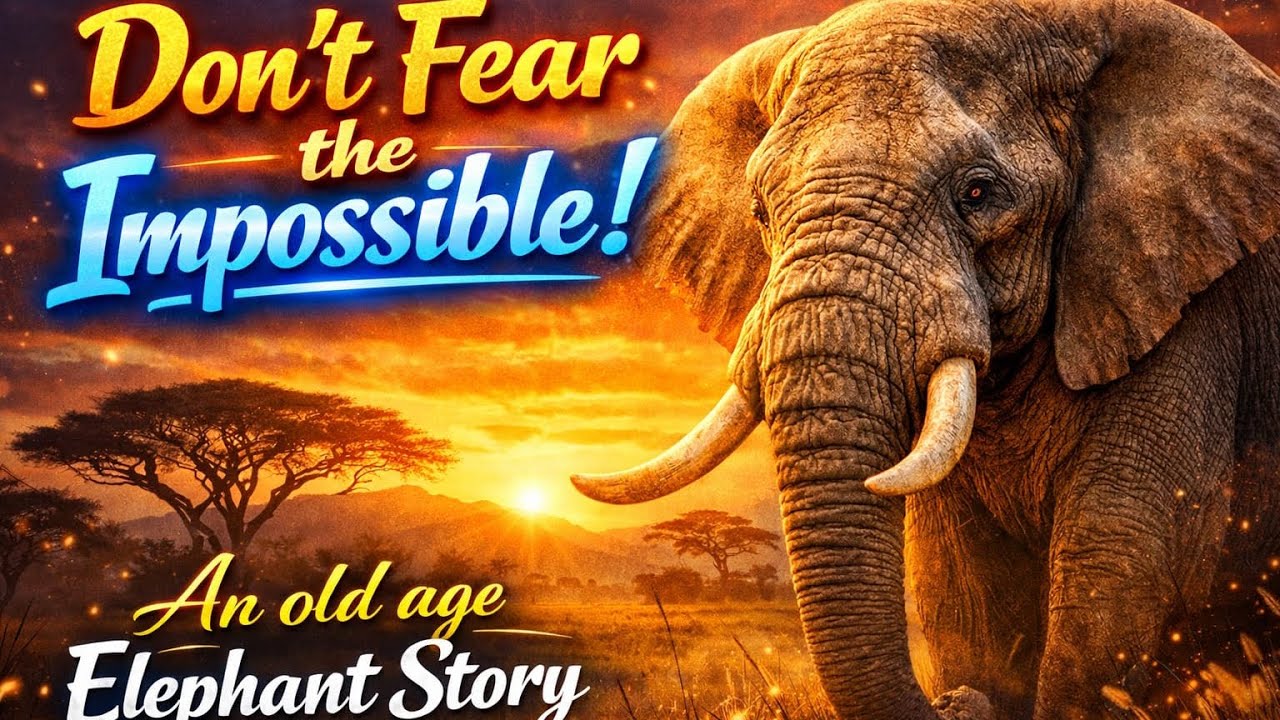 Don’t Fear the Impossible | An Old Elephant Story | English Moral Story