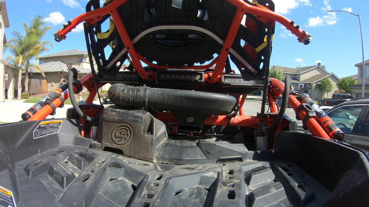 S&B Particle separator install on a can am X3/ X3 Max