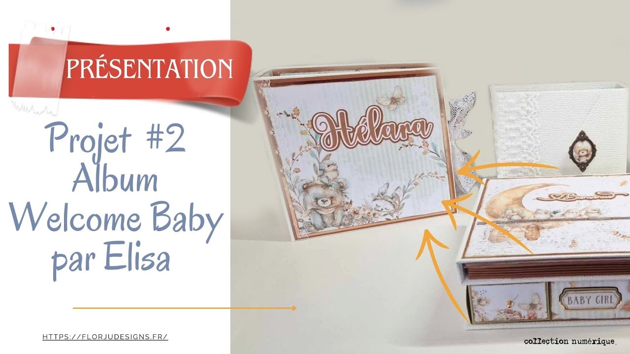 Welcome baby, présentation Album Naissance par Elisa