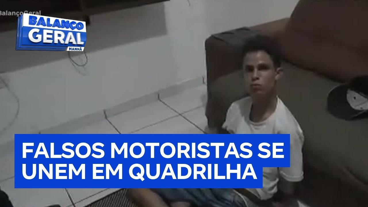 Polícia desarticula quadrilha de falsos motoristas de aplicativo em São Paulo