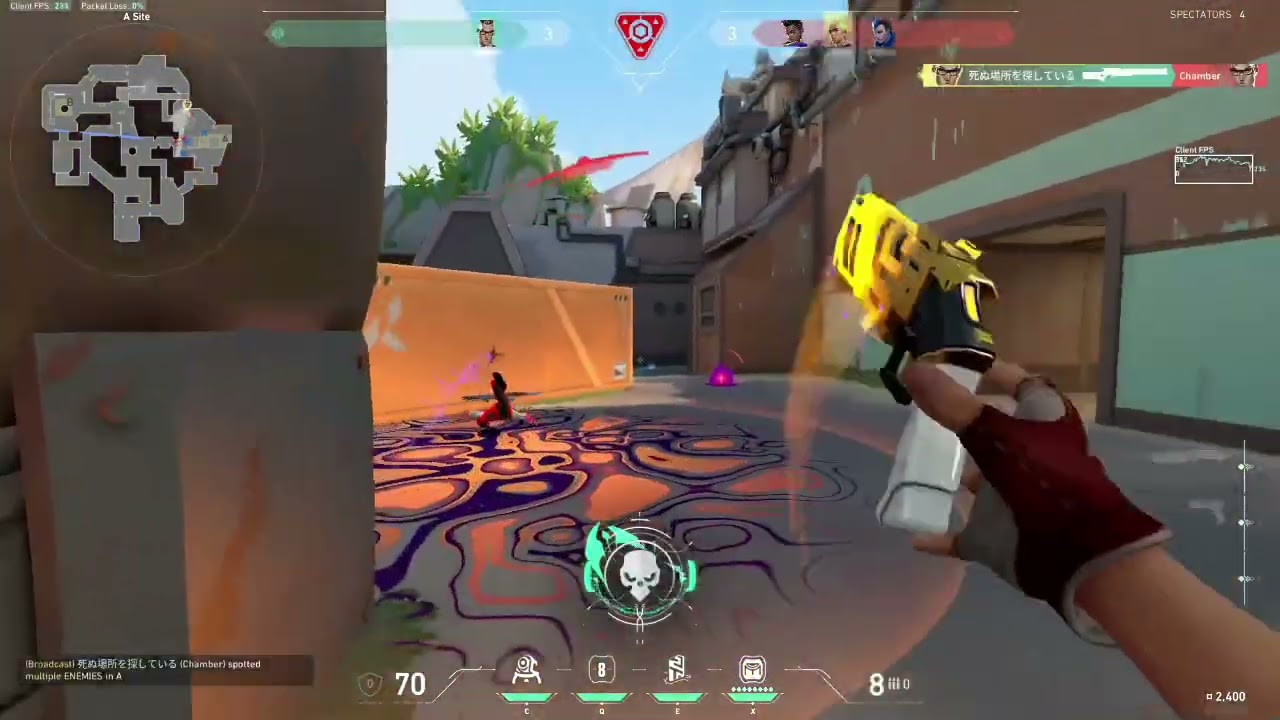 Chamber only highlights : 2                   #valorant #valorantclips #valoranthighlights