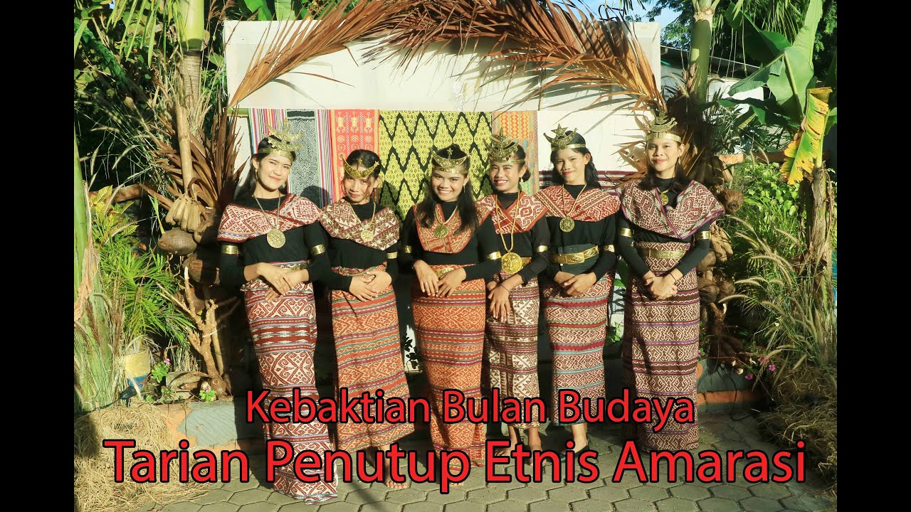 Tarian Penutup dalam Kebaktian Bulan Budaya Etnis Timor Amarasi Minggu, 04-05-2025 Pukul 08.00 wita