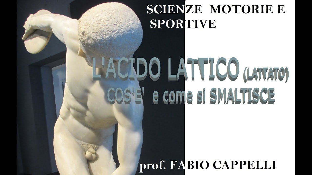L' ACIDO LATTICO (o Lattato)