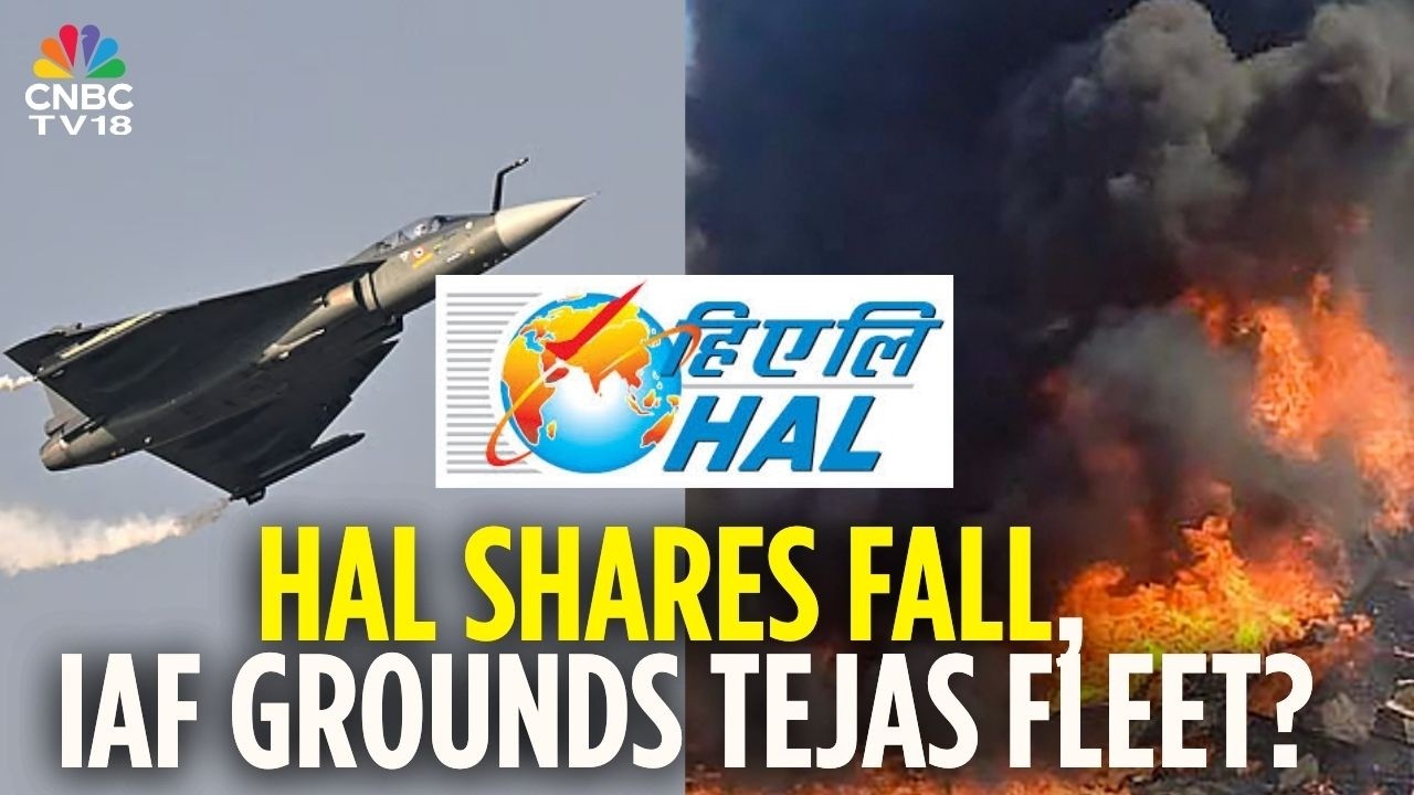 Tejas LCA Crash | HAL Shares Tumble After IAF Grounds Entire Fleet, Orders Technical Probe