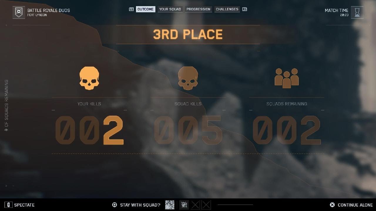 BR Duos Tanking 3rd Place Loss