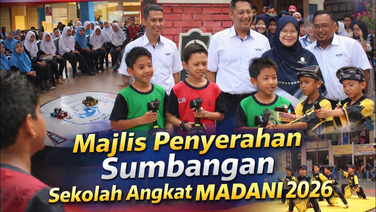 Majlis Penyerahan Sumbangan Sekolah Angkat MADANI 2026 | Inspirasi Pendidikan & Masa Depan Murid