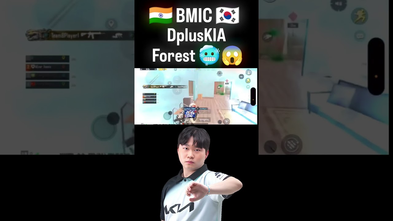 DplusKIA Forest 200 IQ 1v4 🥶😱 BMIC 🇰🇷 PMGC #bmic #bgmi #bgmishorts #pmgc #pubgmobile