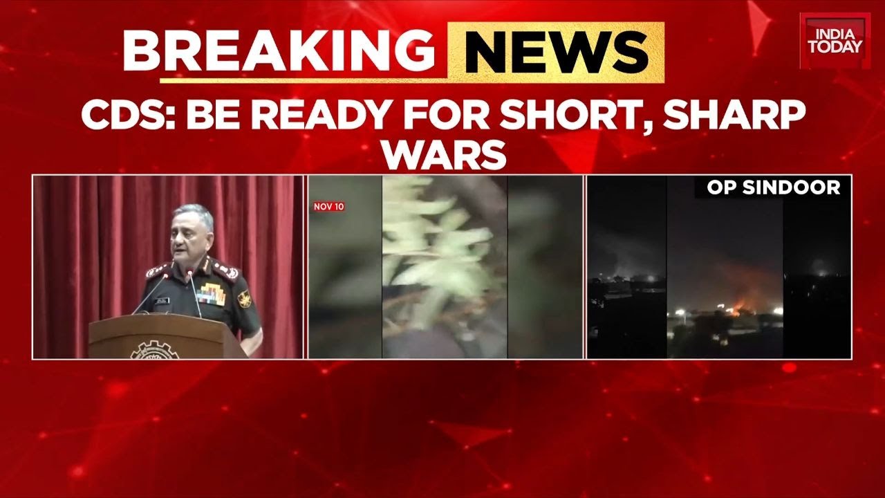 New Anti-Terror Doctrine: CDS Chauhan Says India Ready For Short, Intense Wars to Deter Terror