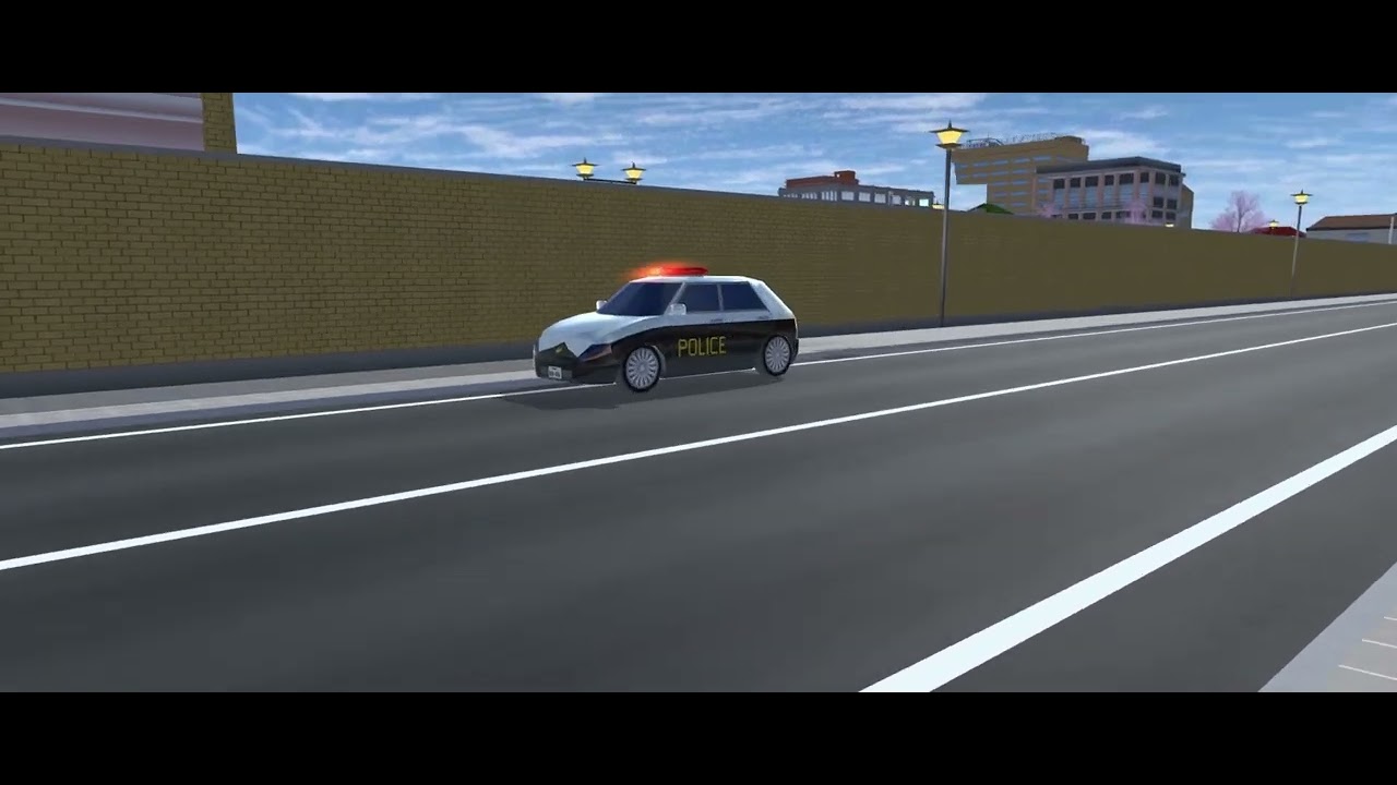 Vehicle Spotting # 24 AI Police Car |SAKURA School Simulator Gone In Wrong Way