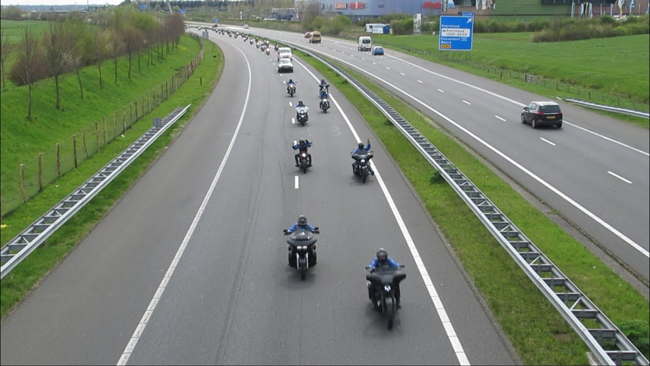 Peringatan Ride Out 15-04-2023 A73 richting Venlo