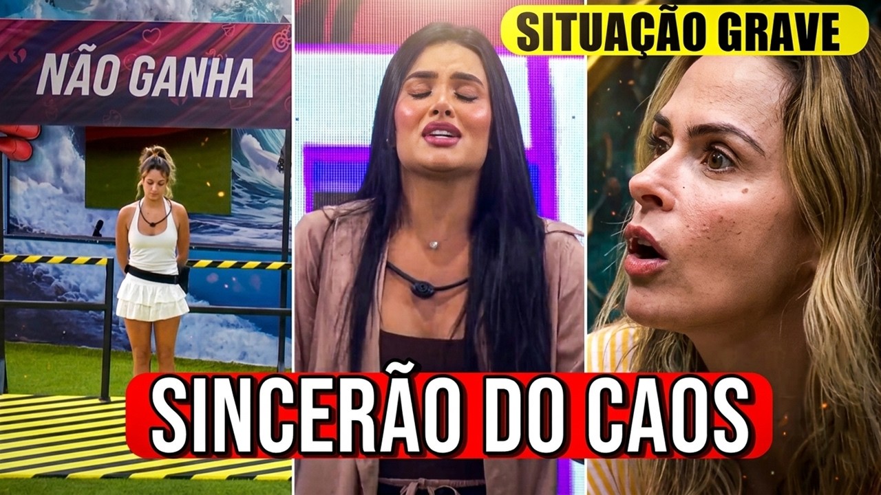 🔴BBB26 SINCER&Atilde;O COMPLETO: ANA PAULA DETONA JORDANA E SAMIRA LEVA A PIOR!🔥