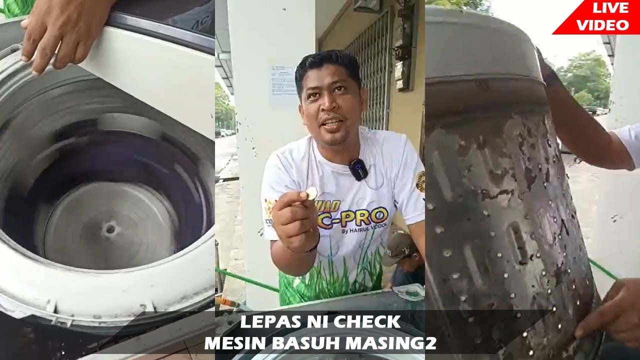 LEPAS NI CHECK MESIN BASUH MASING2