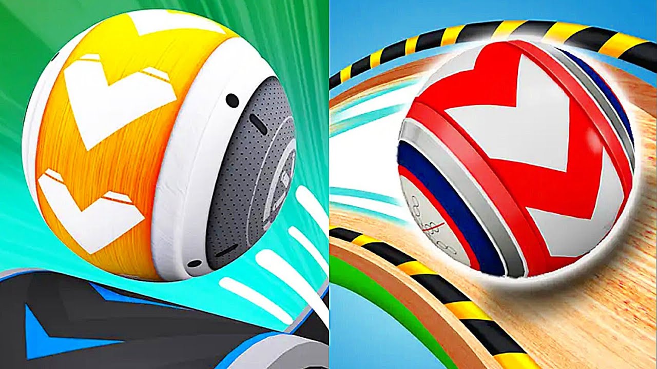 GYRO BALLS vs ROLLING BALLS 3D SKY RACE 🌈 Gyrosphere Trials 💥 Nafxitrix Gaming #47