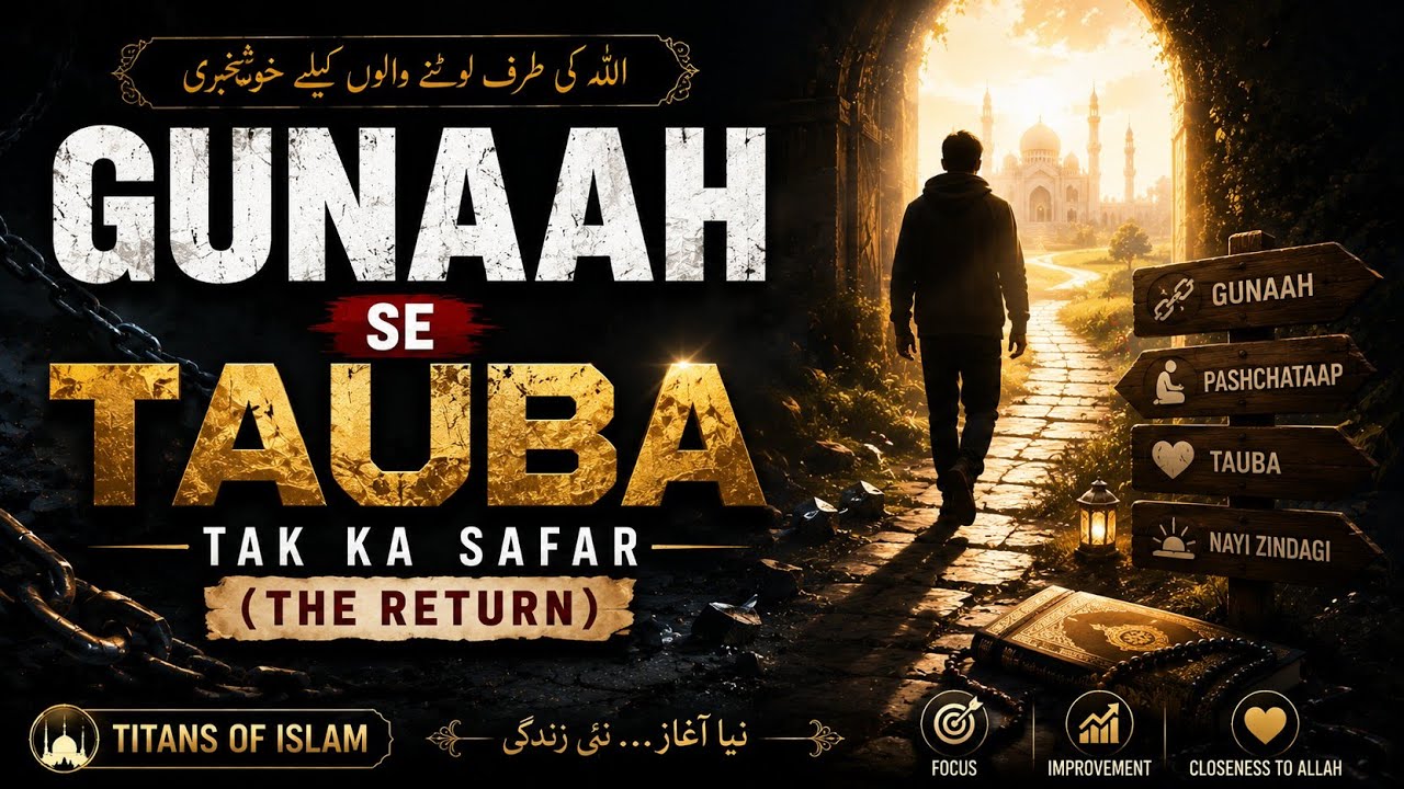 Gunaah se Tauba tak ka Safar (The Return) | Titans of islam | motivational speech