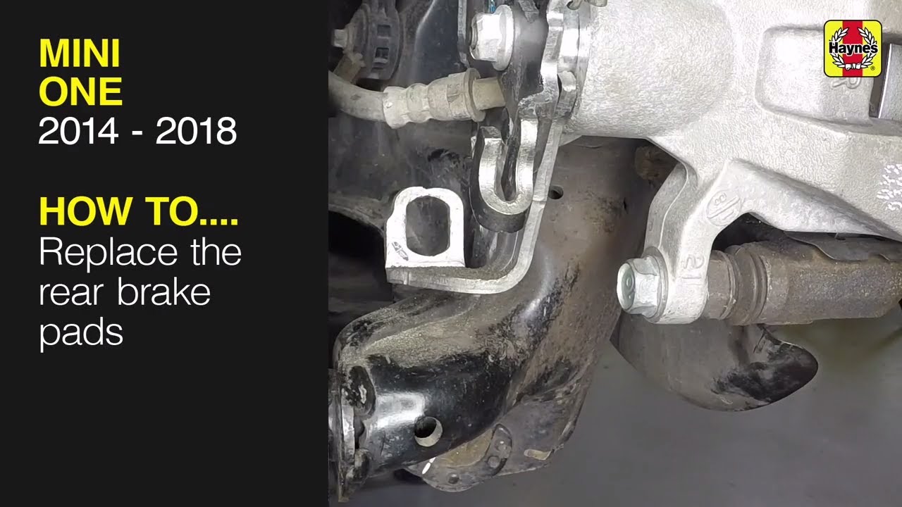 Mini One (2014 - 2018) - Replace the rear brake pads