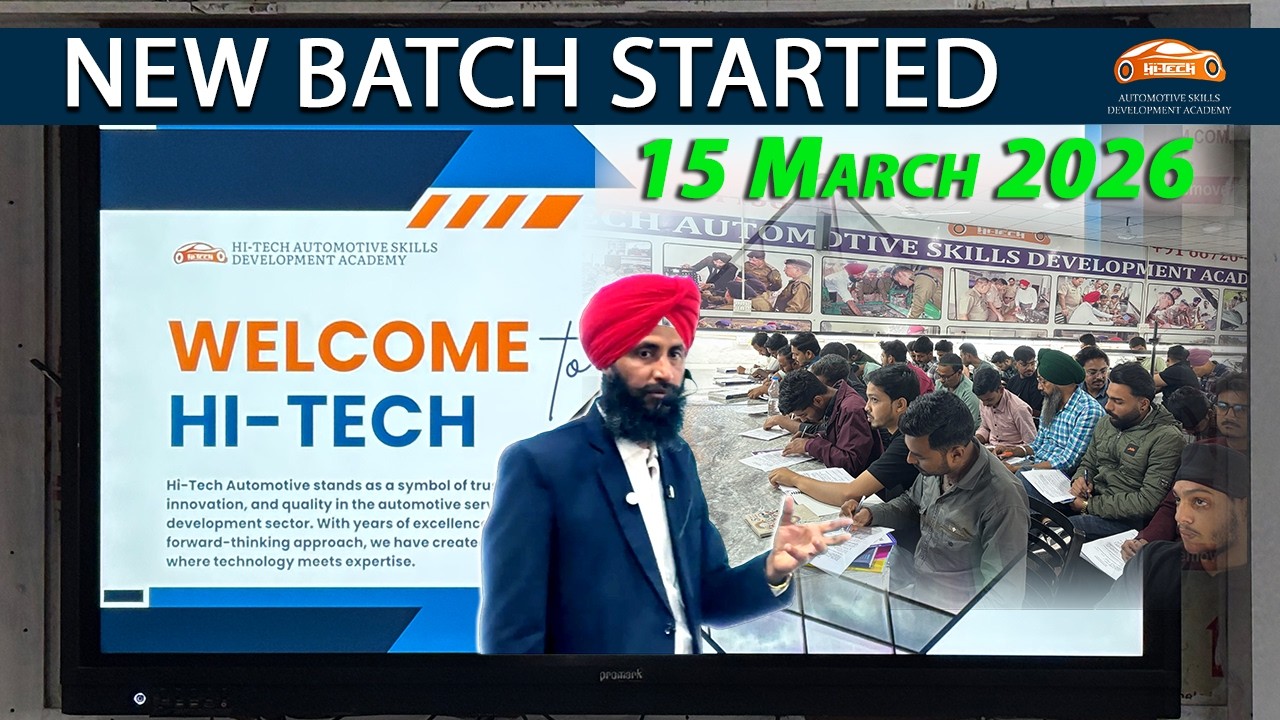 New Batch Started | 15 March 2026 | Hi-Tech Automotive Skills Development Academy 🚗🔧