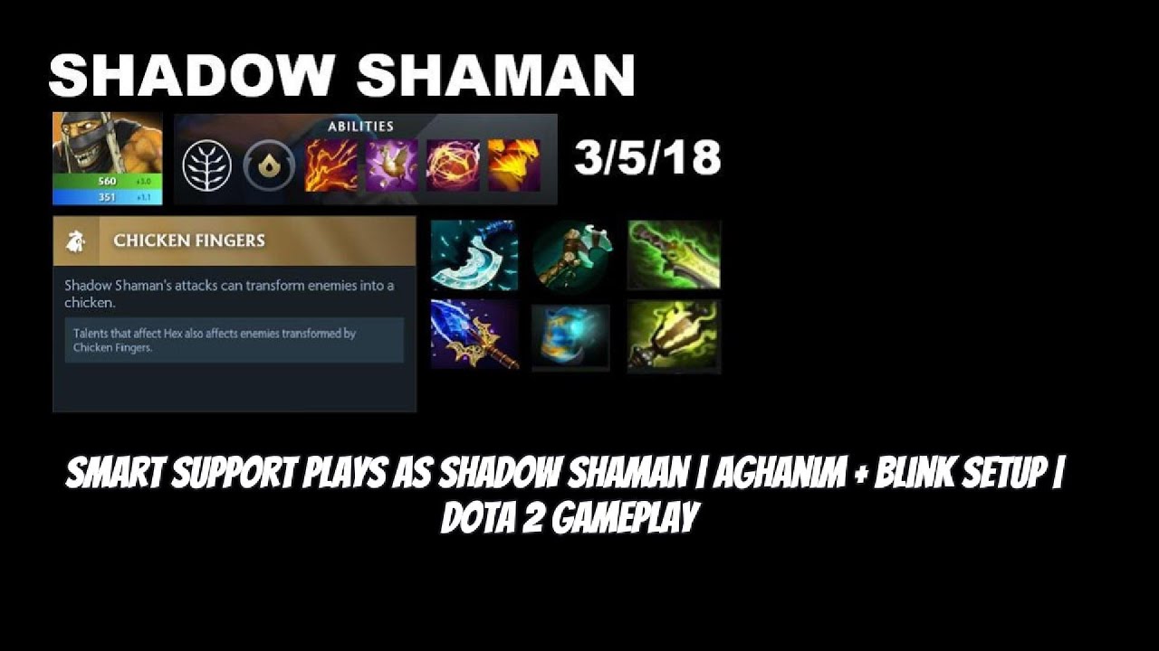 Shadow Shaman Support Dominates | Blink + Aghanim Combo | Dota 2 Chicken Facet Gameplay
