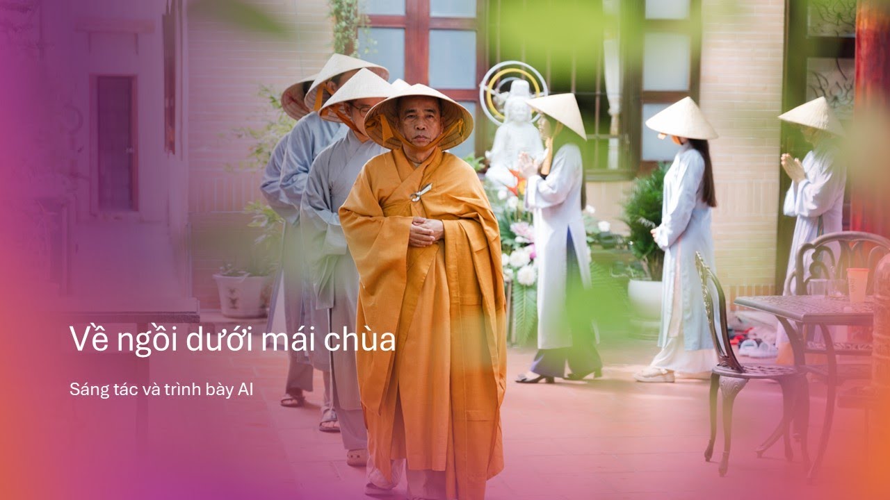 Về ngồi dưới mái chùa