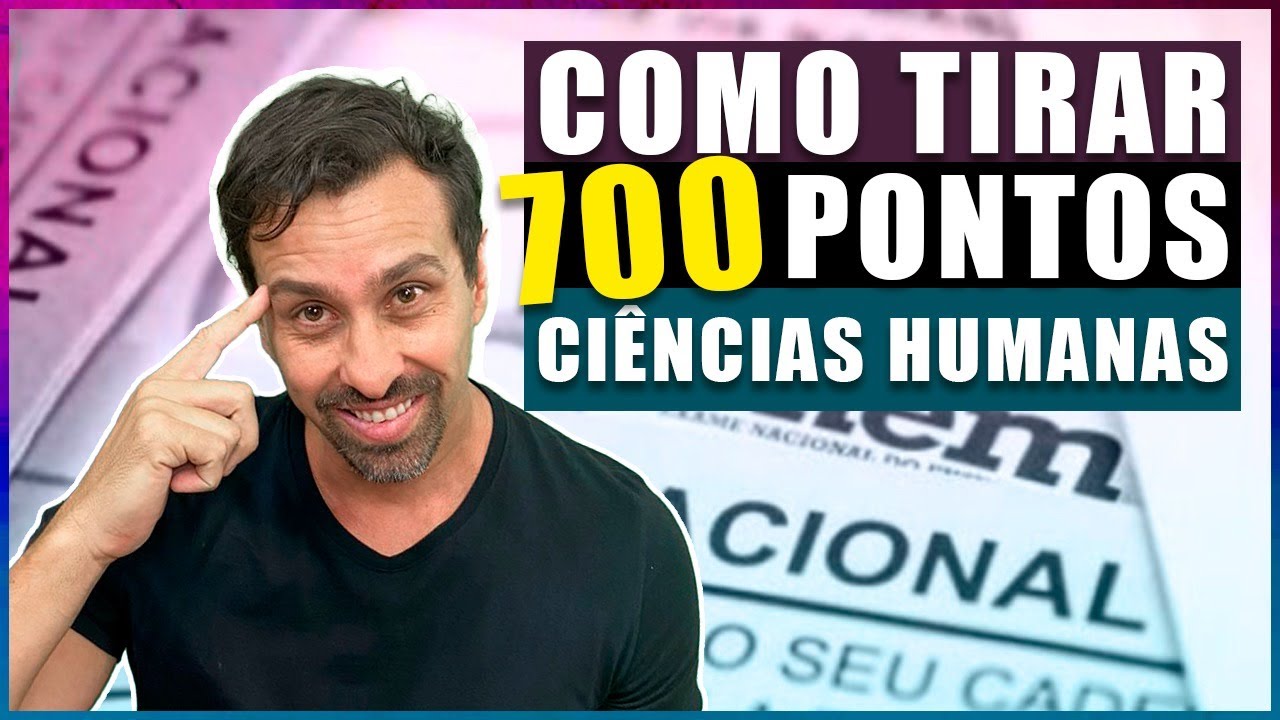 A Melhor estrat&eacute;gia  para  tirar 700 PONTOS em Ci&ecirc;ncias Humanas [Prof Nilson]