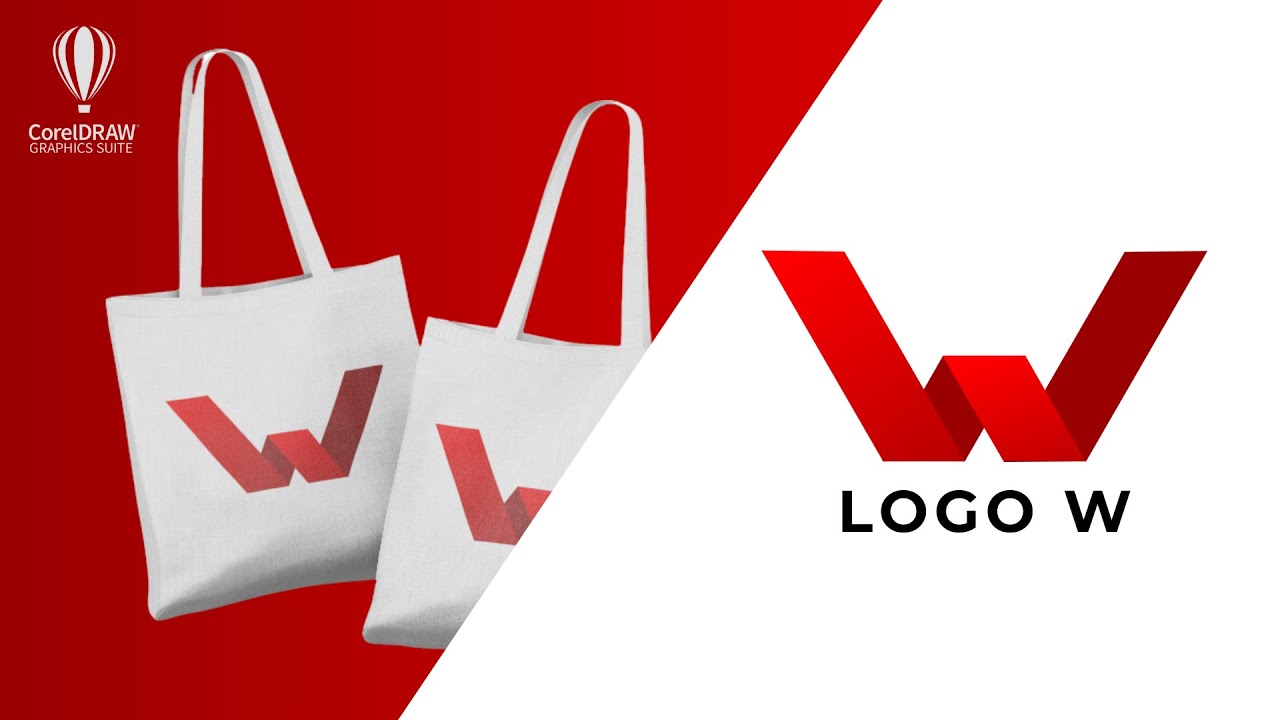 Logo Design Alphabet W | CorelDraw2021