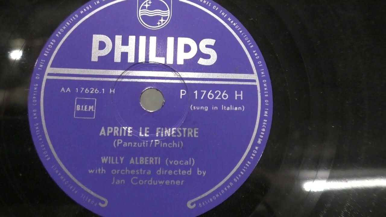 Willy Alberti: Aprite le finestre. (ca 1955).