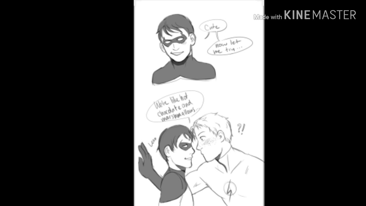 Birdflash ( robin/ nightwing x kidflash)