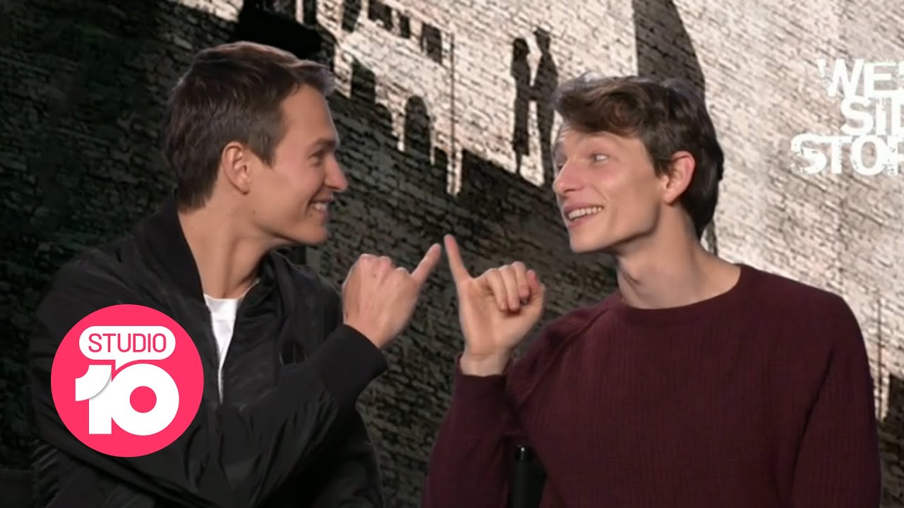 Ansel Elgort and Mike Faist on West Side Story l Studio 10