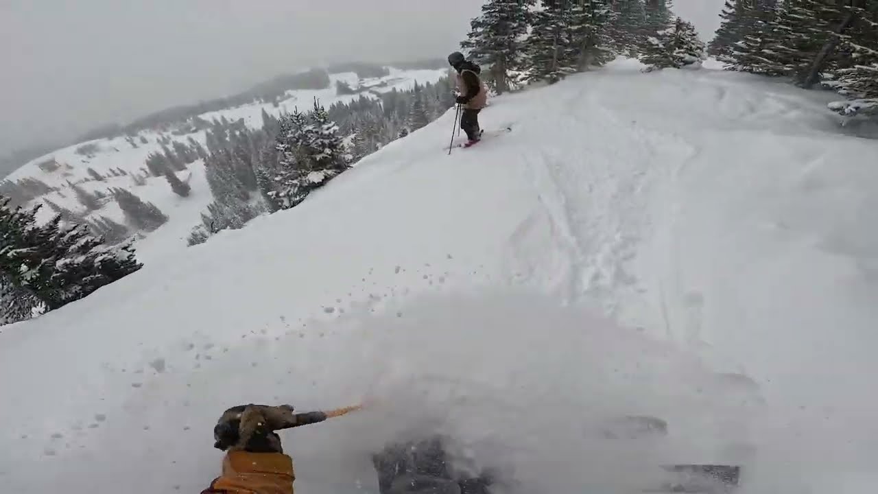Skiing Cold Smoke at Breckenridge December 2024
