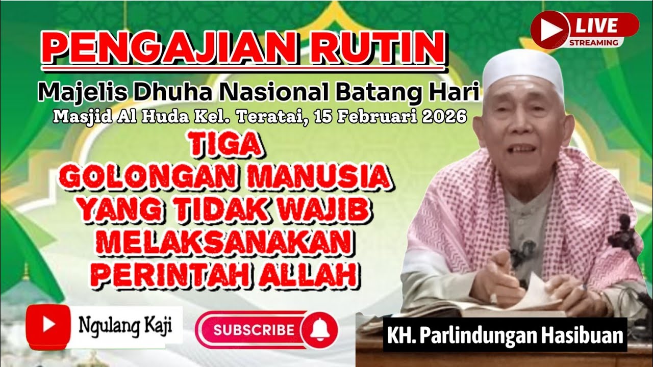 Ngulang Kaji sedang live sekarang!