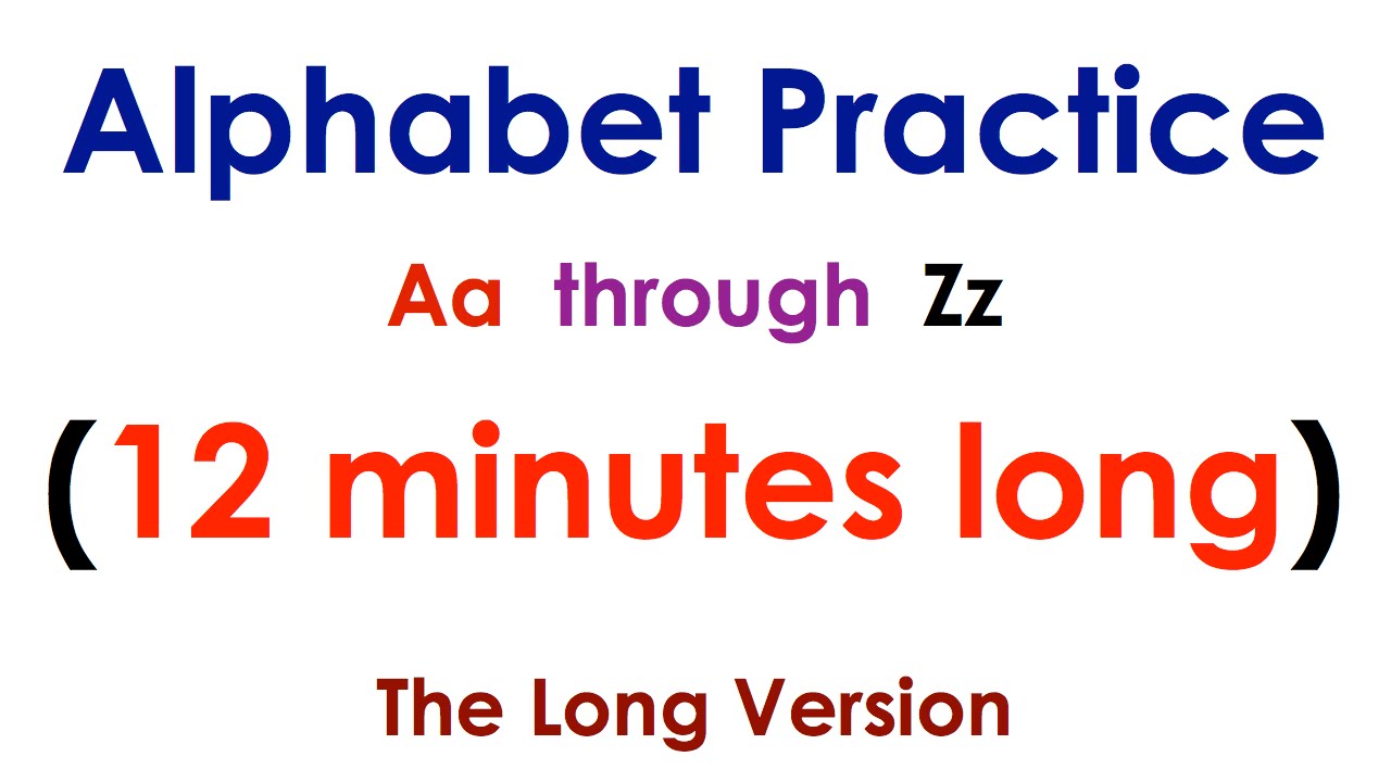Alphabet Practice | Read and Speak | English Speaking Practice | ESL | EFL | ELL