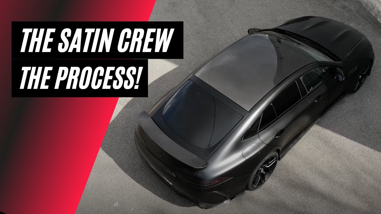 Mercedes AMG GT63s! The PROCESS 🏁! The Satin Crew!