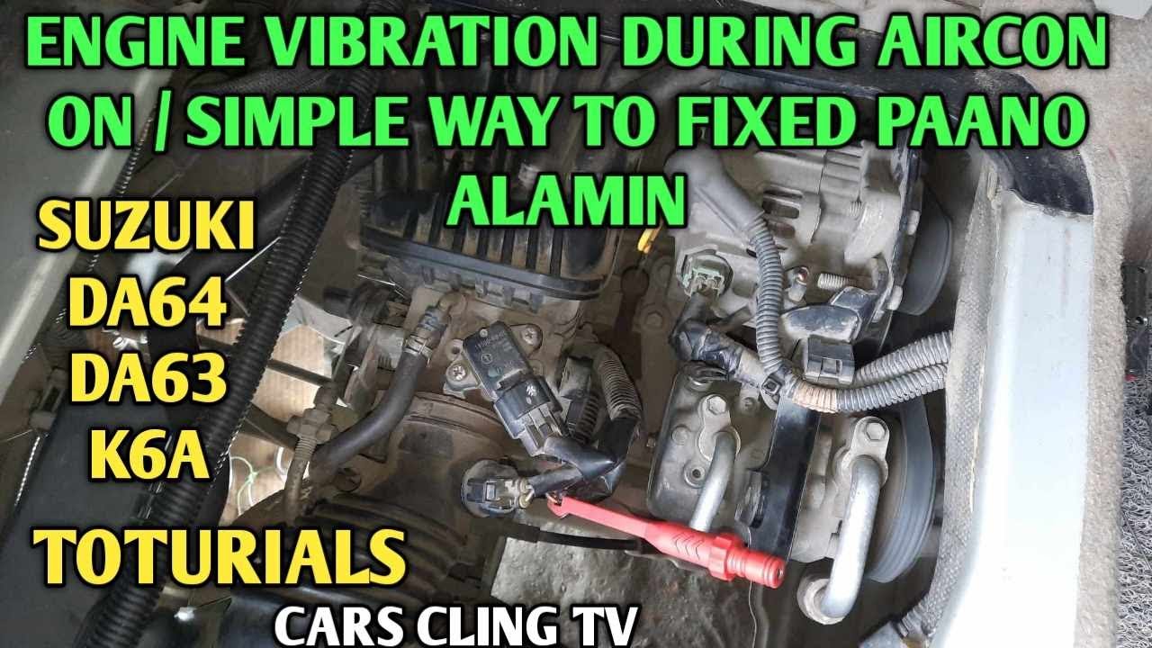 SUZUKI K6A ENGINE VIBRATION IDLING DURING AC ON | IACV IDLE UP ISSUE FIXED ALAMIN