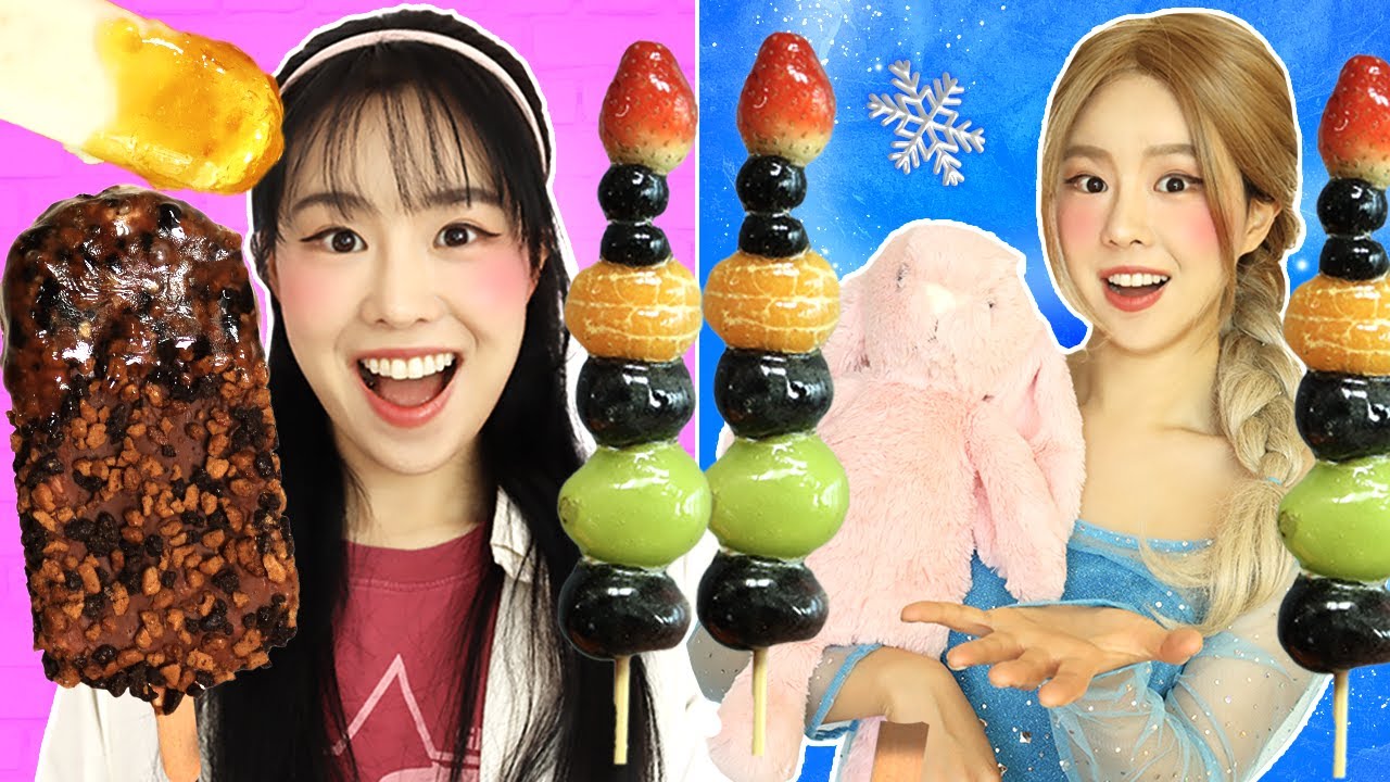 아이스크림으로 탕후루를 만든다고요?! 진짜 되네?! 🍦🍡