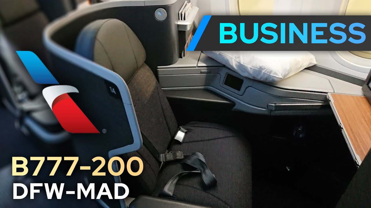 TRIP REPORT | American Airlines FLAGSHIP BUSINESS B777-200 | Dallas Fort Worth - Madrid Barajas