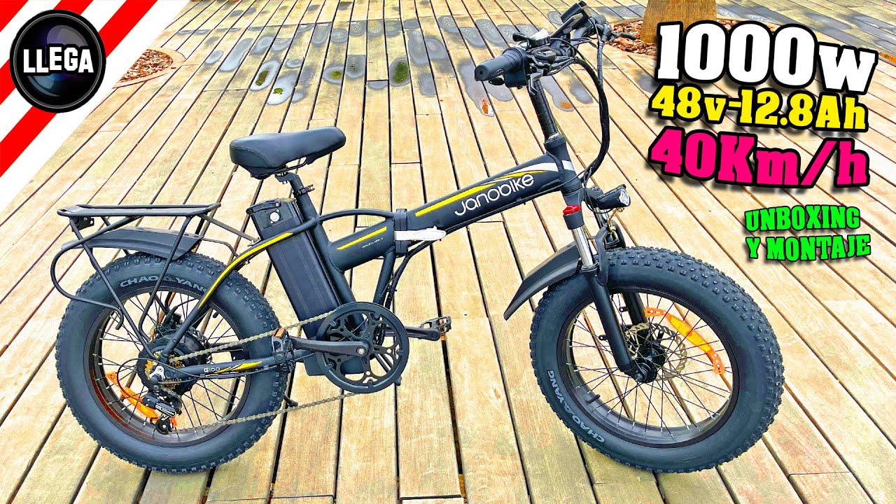 Unboxing y Montaje de la Potente Bicicleta Eléctrica JANOBIKE E20