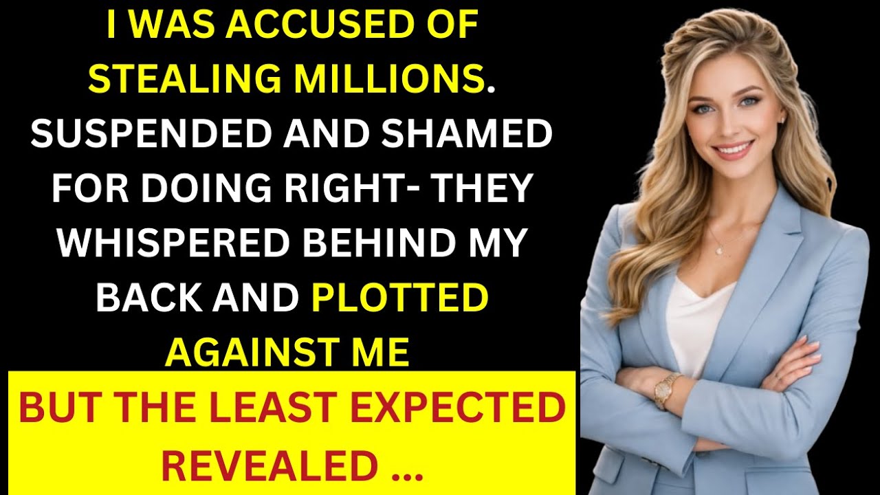 “My Boss Falsely Accused Me of Stealing Millions- Then Everyone Watched as…