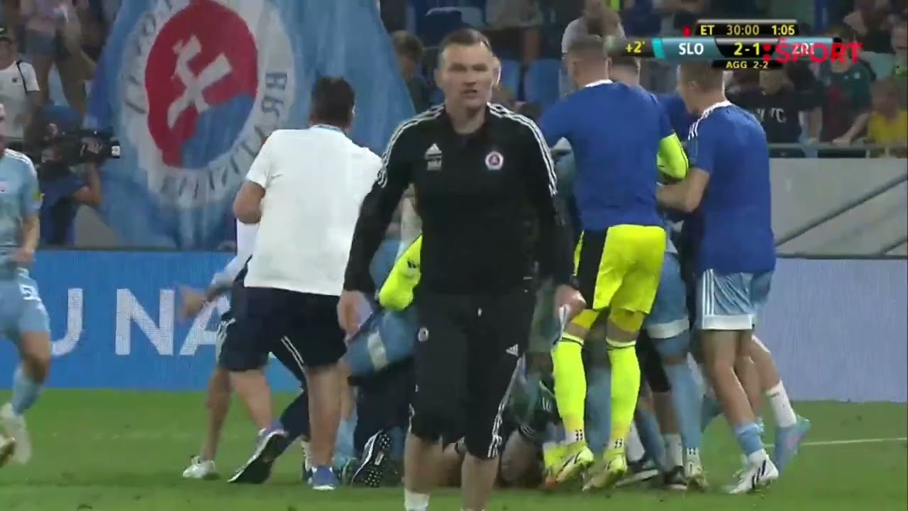 Slovan Bratislava-Zrinskij Mostar Goal From Erik Ramirez