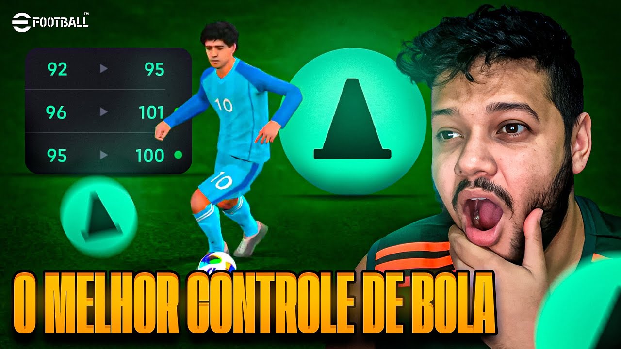 Como ter o MELHOR CONTROLE DE BOLA no Efootball Mobile