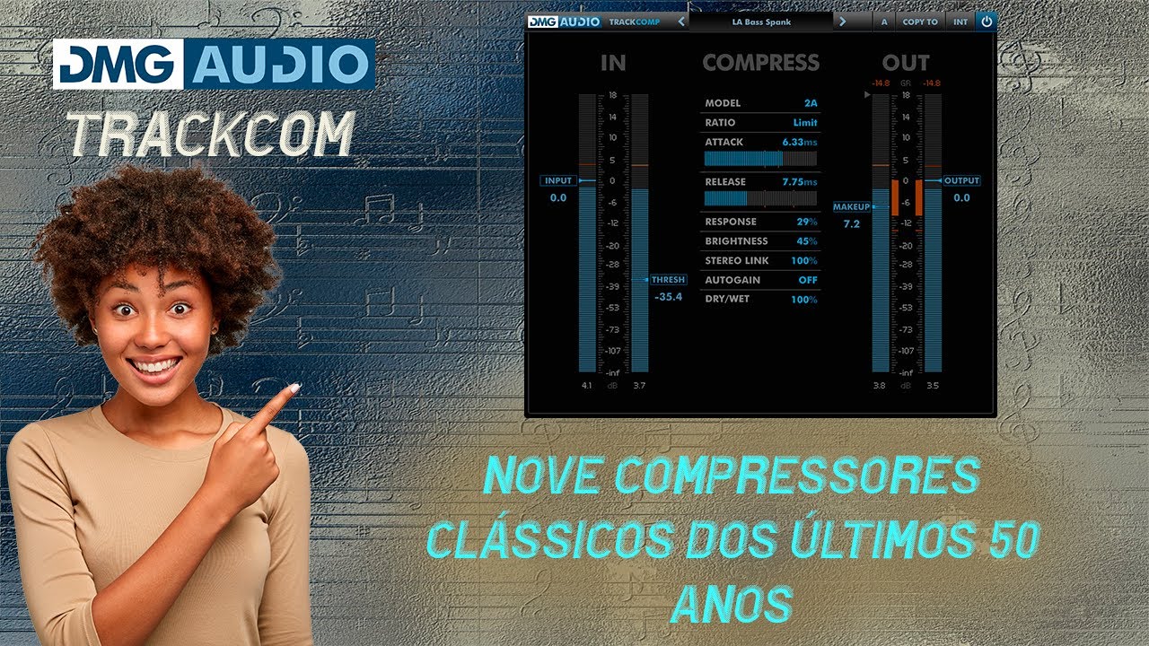 DMG ÁUDIO TRACKCOMP O CANIVETE SUÍÇO COM NOVE COMPRESSORES DE MAIOR IMPACTO NA INDÚSTRIA DO ÁUDIO