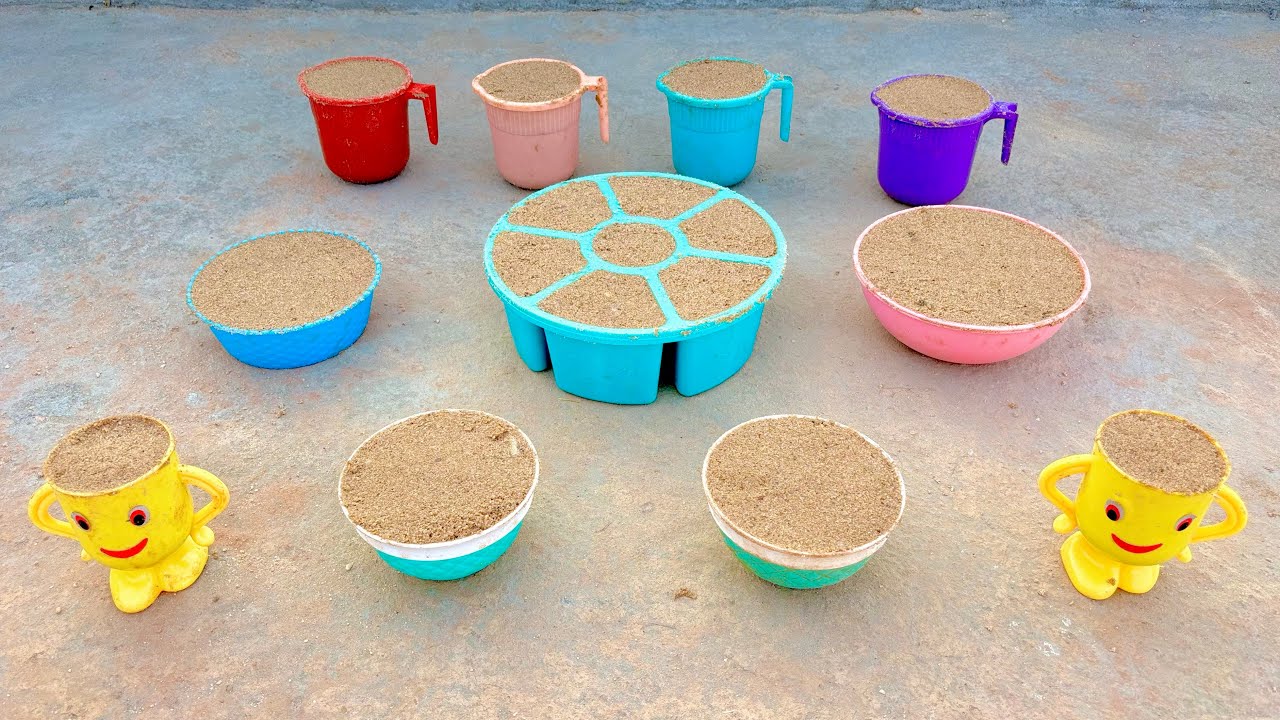 Satisfying ASMR Video | Diy Amazing Multiple Sand Cake with How To Make Kitchen Tools Sand Cake Clay